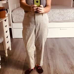 ANN TAYLOR Women's Curvy Stripes Dress Pants | 10